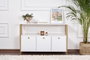 Nordure Solace Consola Blanca y Dorada